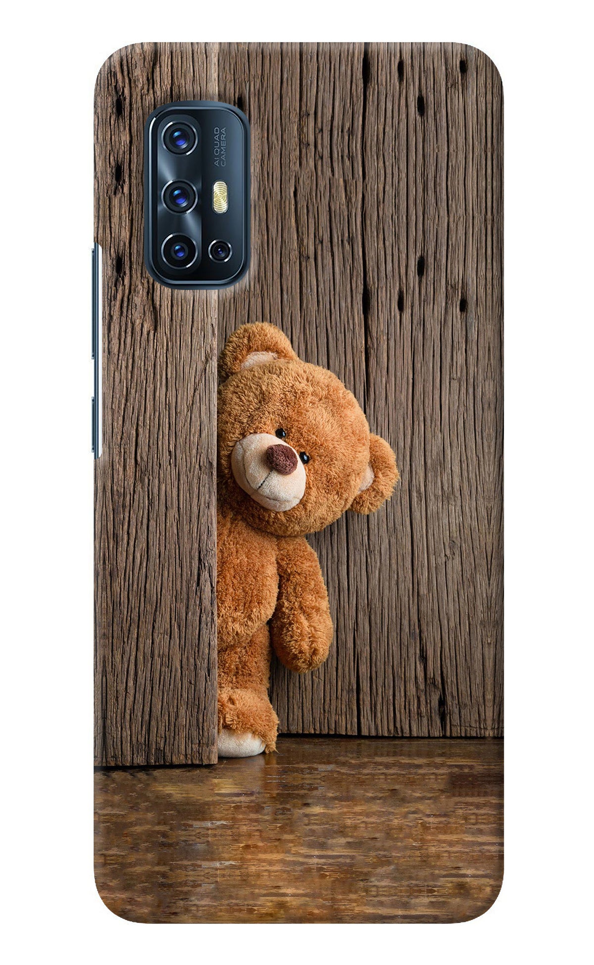 Teddy Wooden Vivo V17 Back Cover