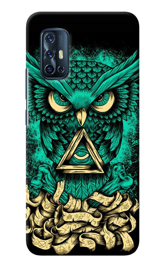 Green Owl Vivo V17 Back Cover