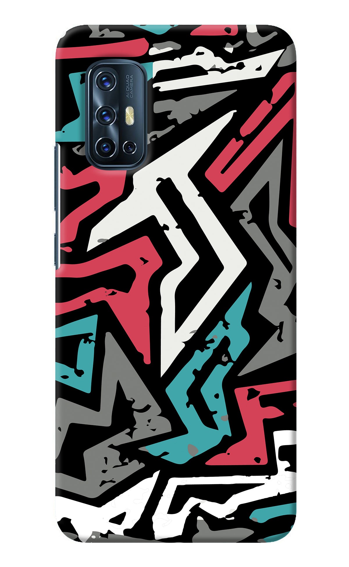 Geometric Graffiti Vivo V17 Back Cover