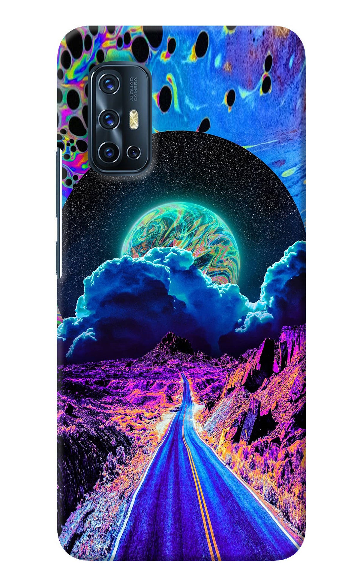 Psychedelic Painting Vivo V17 Back Cover