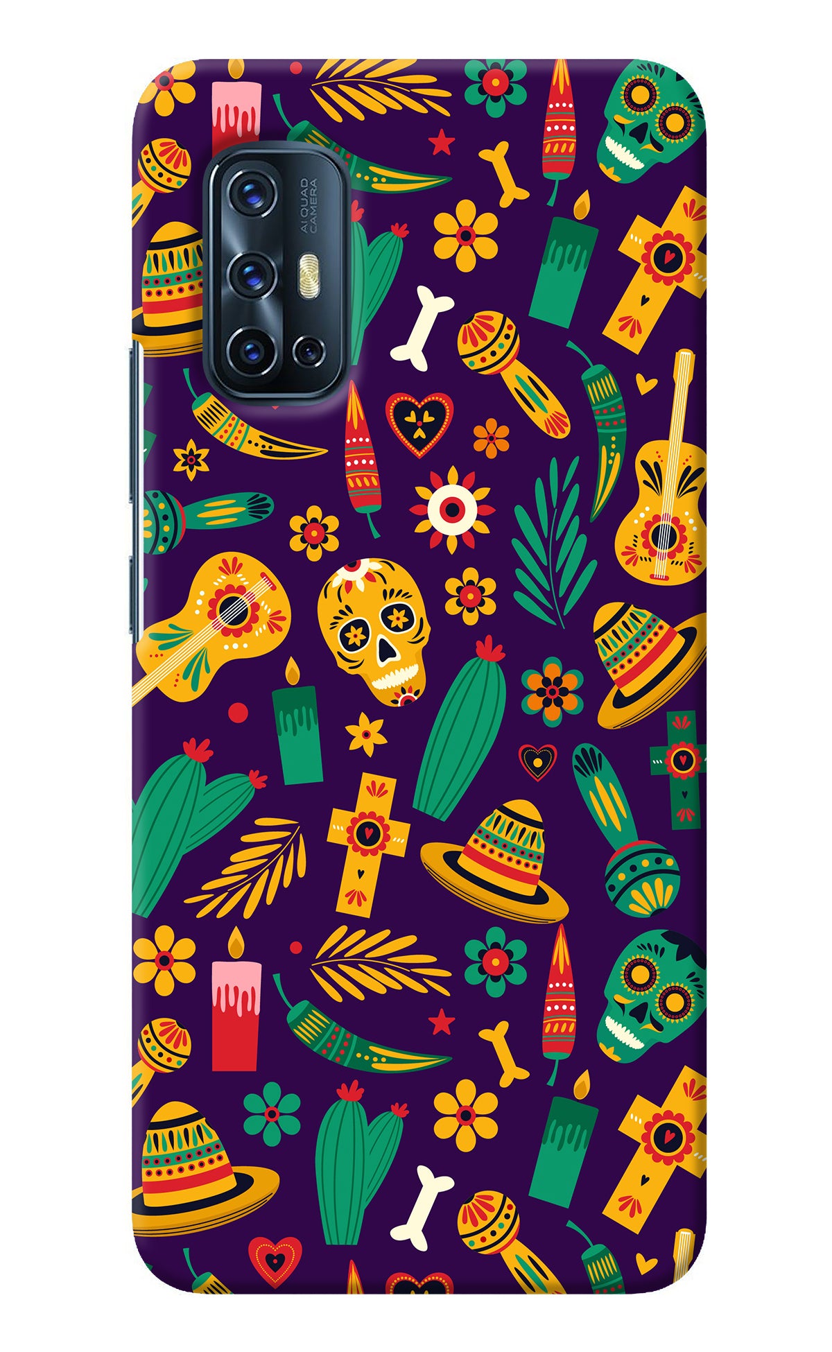 Mexican Artwork Vivo V17 Back Cover