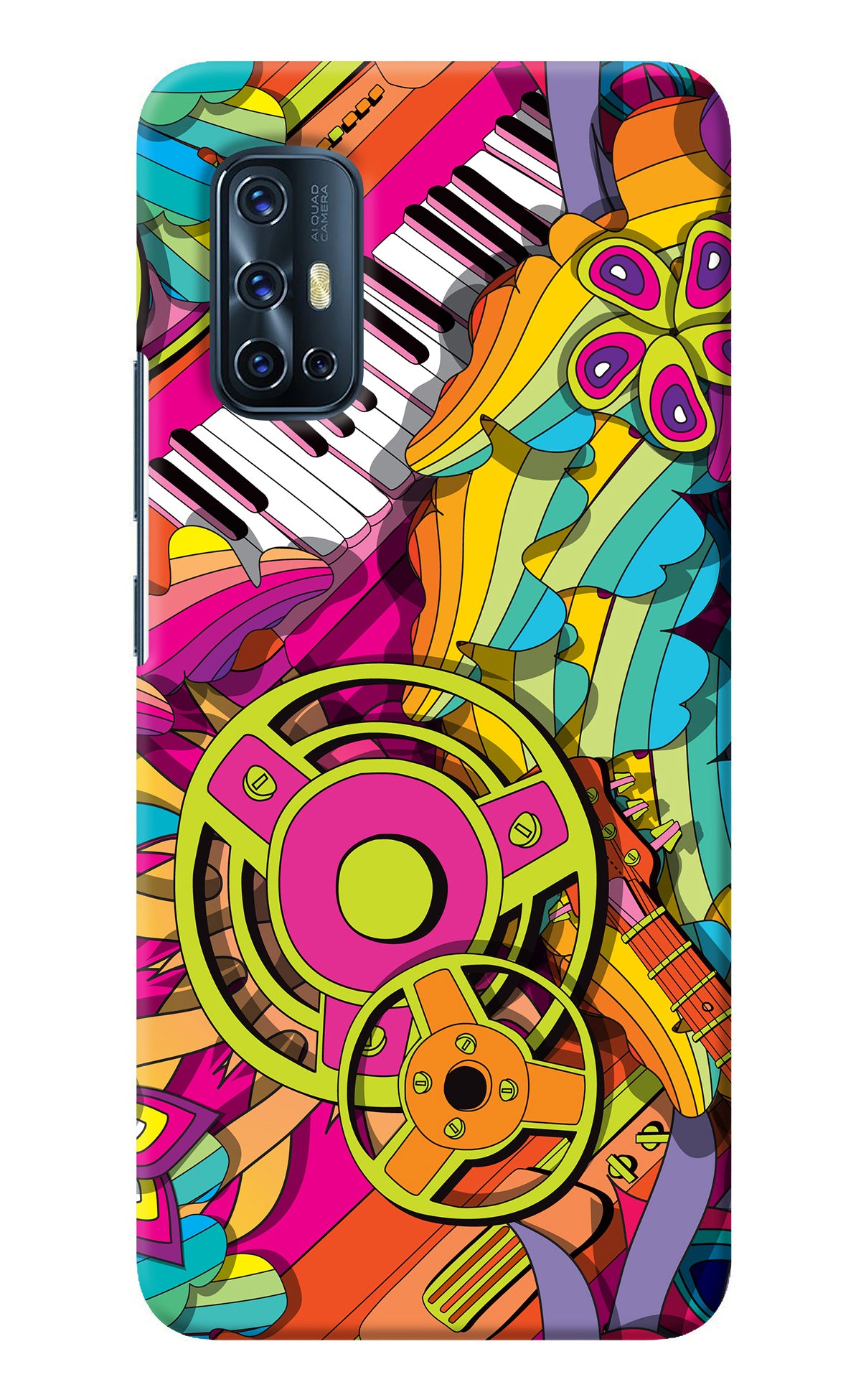 Music Doodle Vivo V17 Back Cover