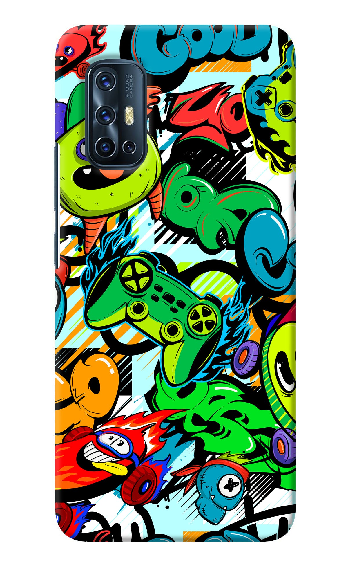 Game Doodle Vivo V17 Back Cover