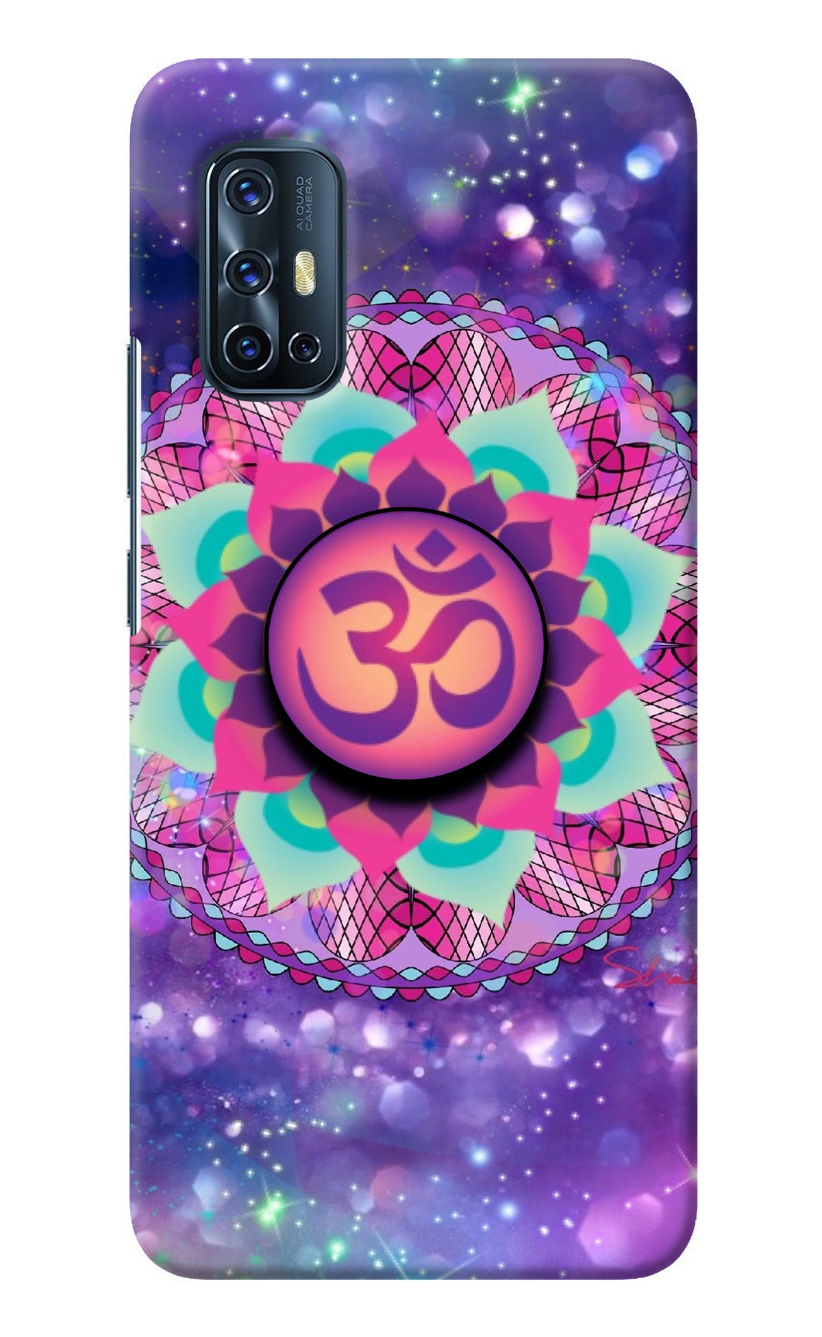 Om Purple Vivo V17 Pop Case