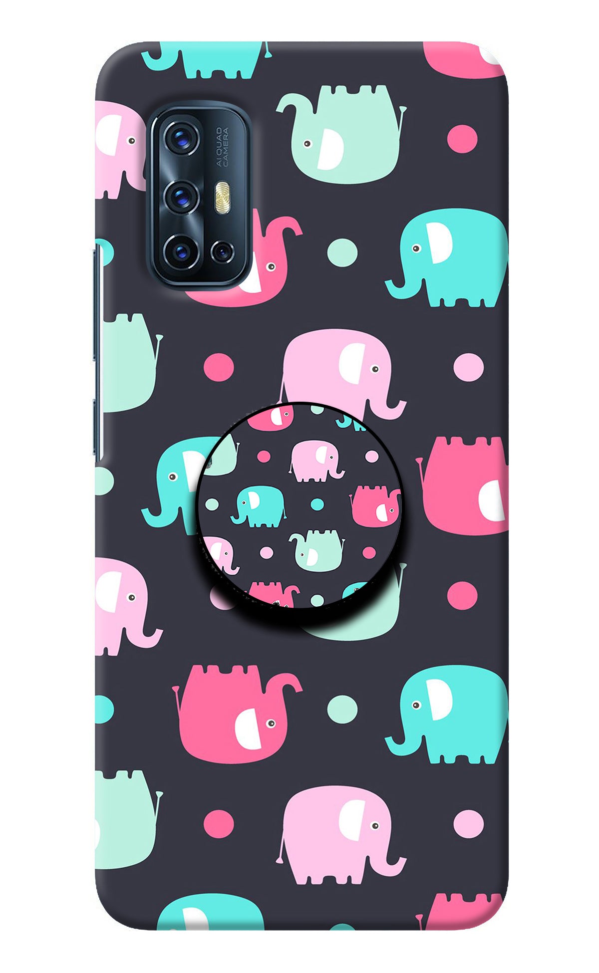 Baby Elephants Vivo V17 Pop Case