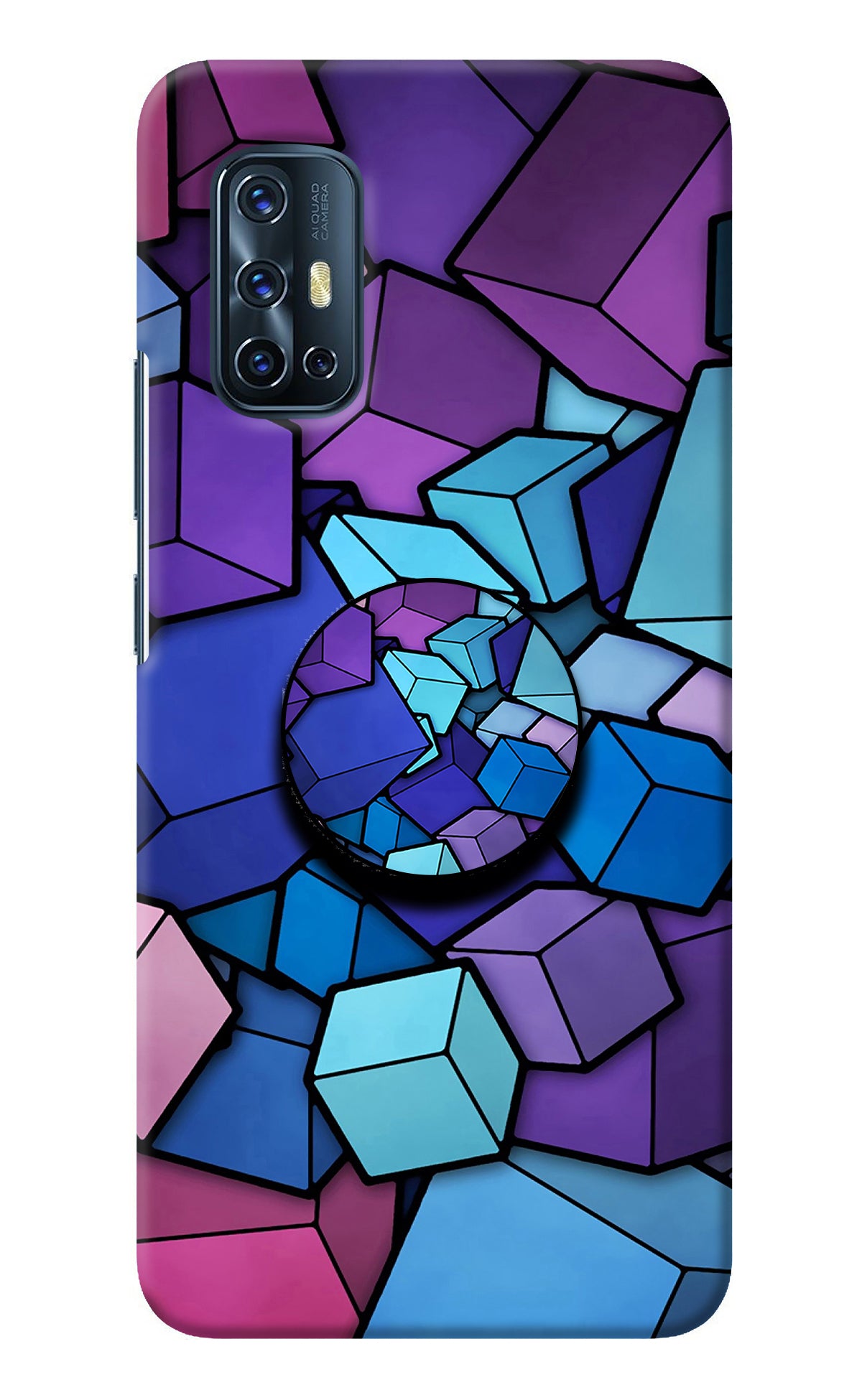 Cubic Abstract Vivo V17 Pop Case