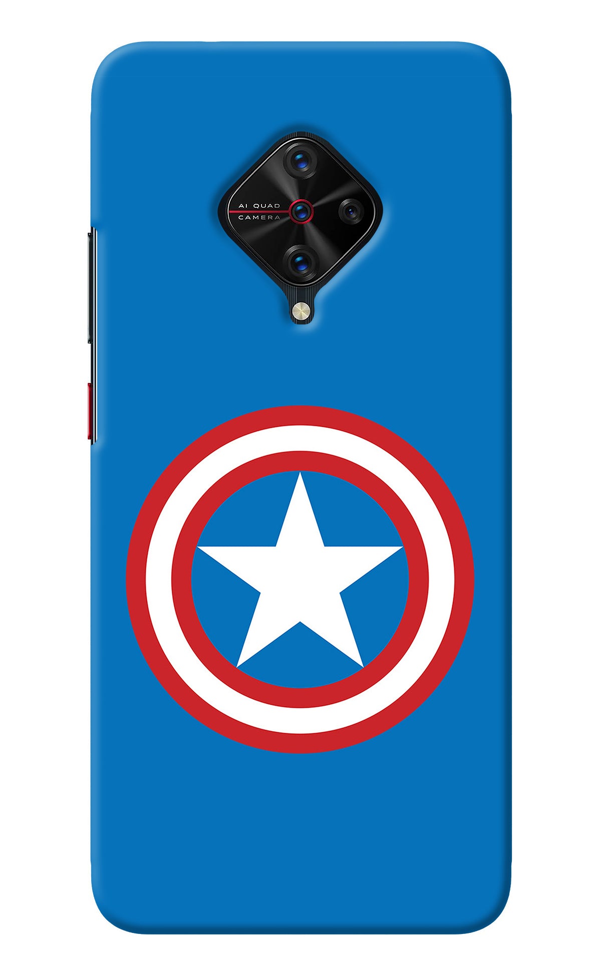 Captain America Logo Vivo S1 Pro Back Cover