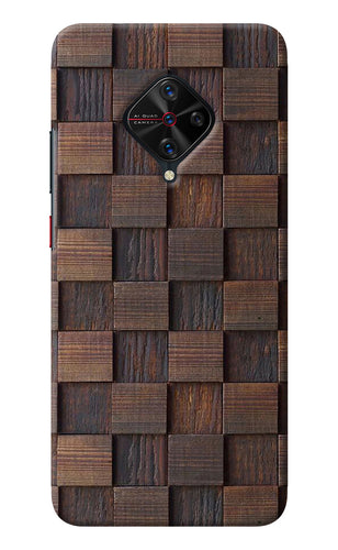 Wooden Cube Design Vivo S1 Pro Back Cover