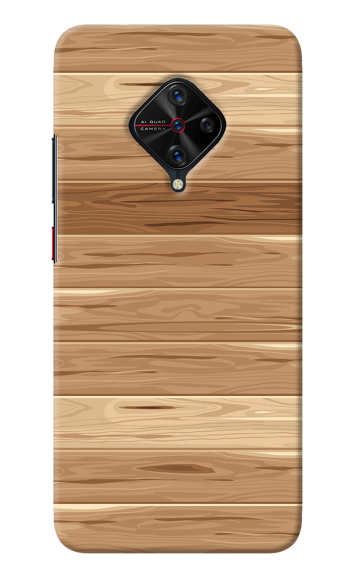 Wooden Vector Vivo S1 Pro Back Cover