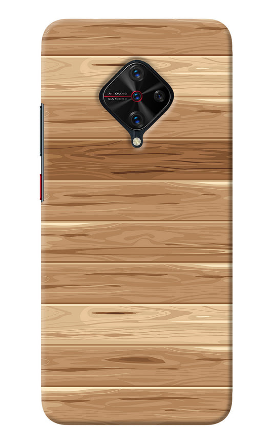 Wooden Vector Vivo S1 Pro Back Cover