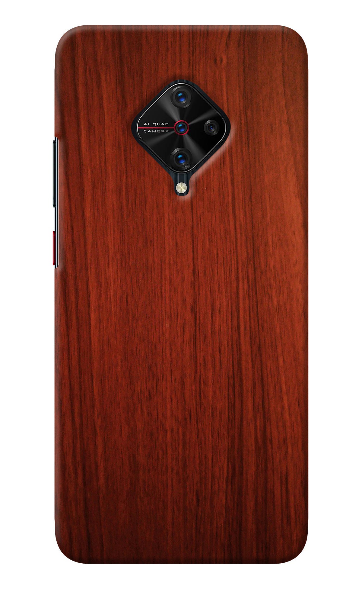 Wooden Plain Pattern Vivo S1 Pro Back Cover