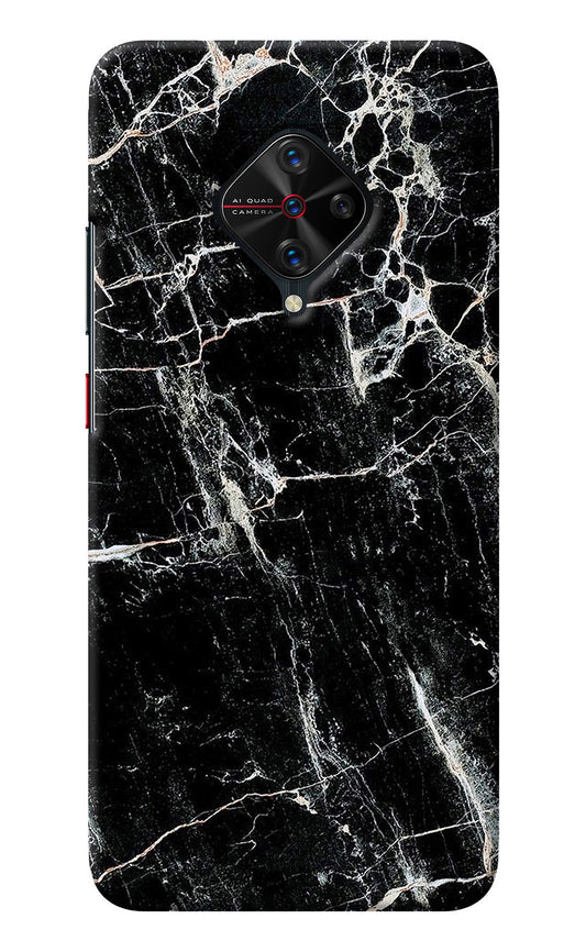 Black Marble Texture Vivo S1 Pro Back Cover