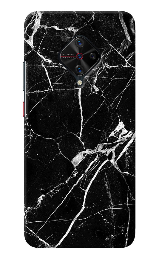 Black Marble Pattern Vivo S1 Pro Back Cover