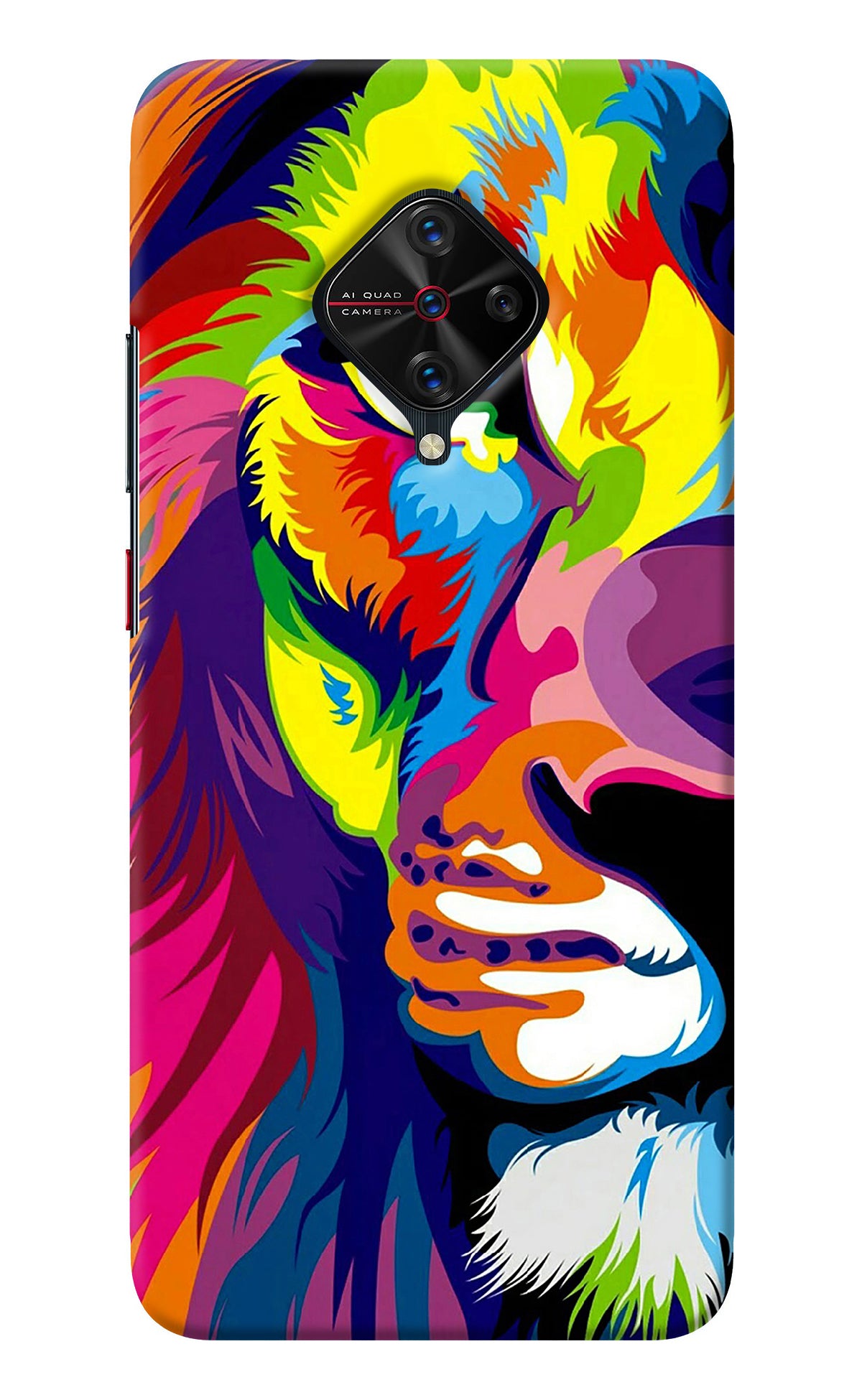 Lion Half Face Vivo S1 Pro Back Cover