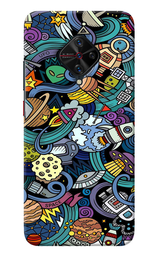 Space Abstract Vivo S1 Pro Back Cover