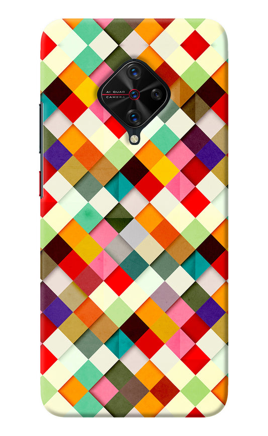 Geometric Abstract Colorful Vivo S1 Pro Back Cover