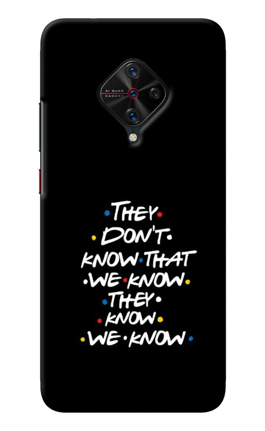 FRIENDS Dialogue Vivo S1 Pro Back Cover