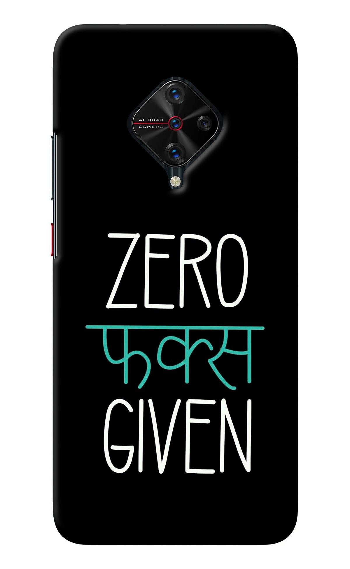 Zero Fucks Given Vivo S1 Pro Back Cover