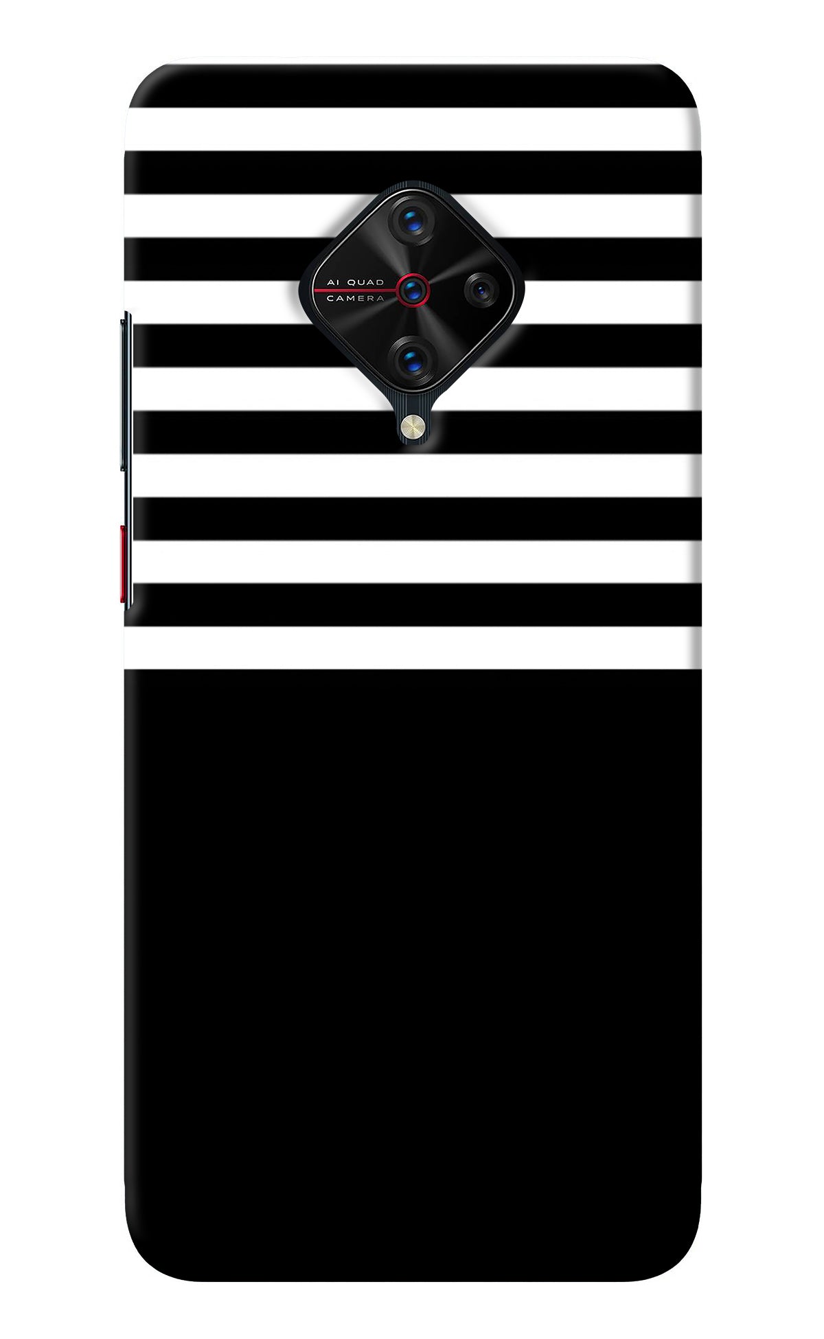 Black and White Print Vivo S1 Pro Back Cover