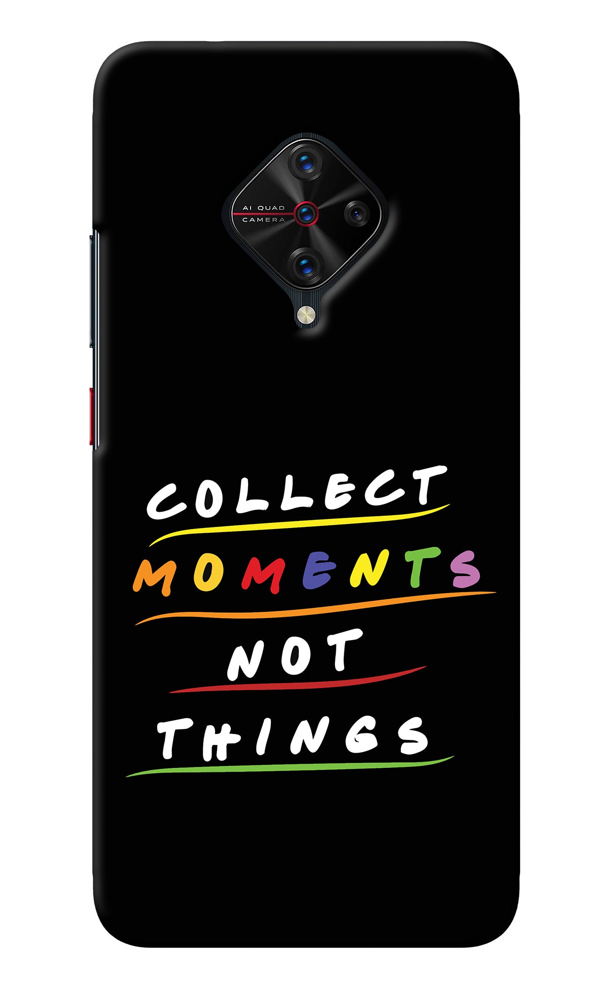 Collect Moments Not Things Vivo S1 Pro Back Cover