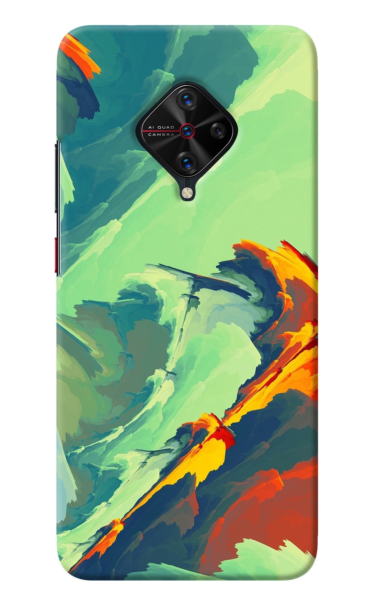 Paint Art Vivo S1 Pro Back Cover