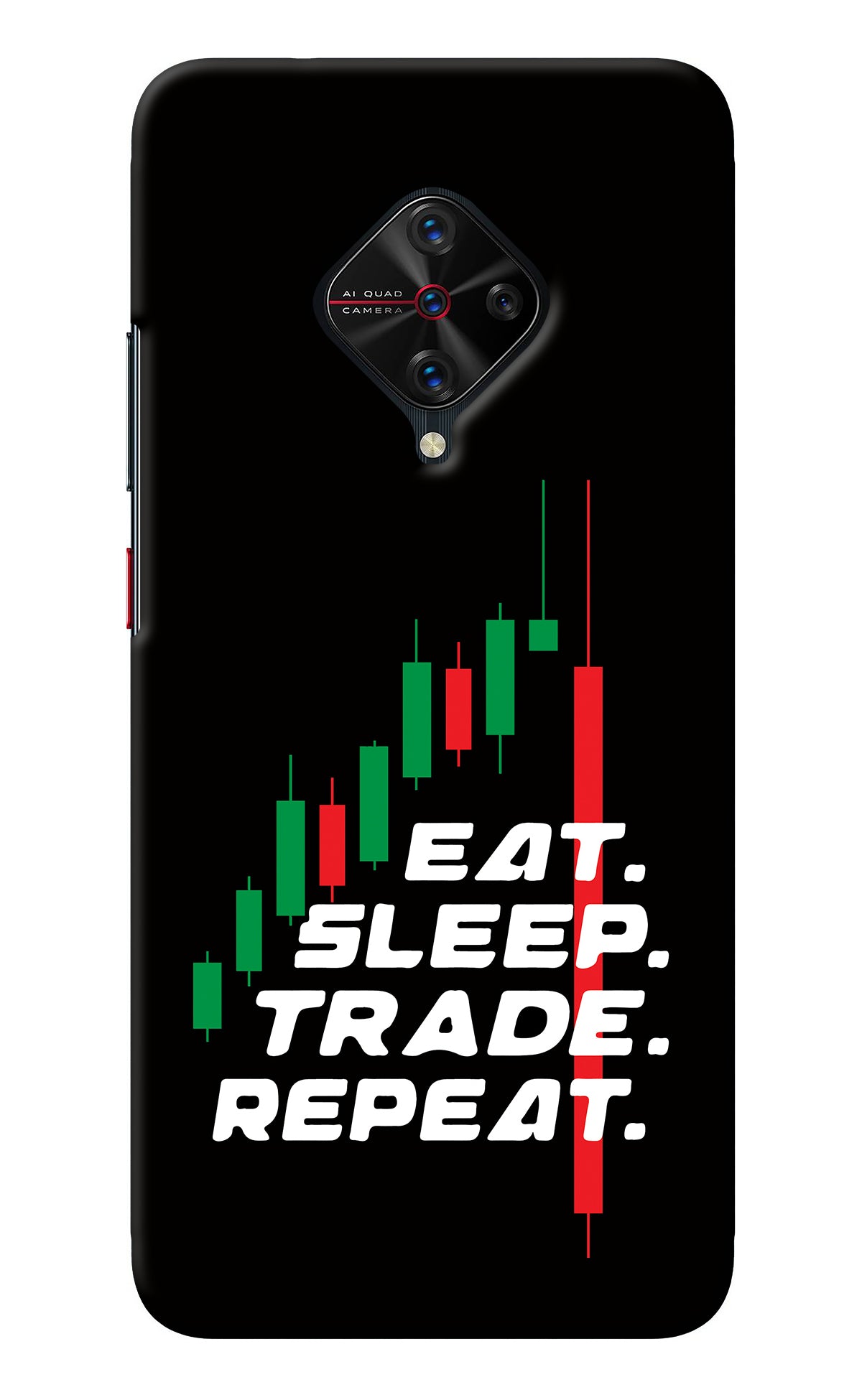 Eat Sleep Trade Repeat Vivo S1 Pro Back Cover