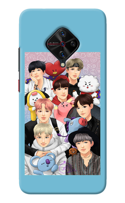BTS with animals Vivo S1 Pro Back Cover