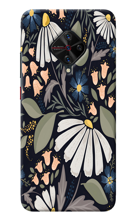 Flowers Art Vivo S1 Pro Back Cover