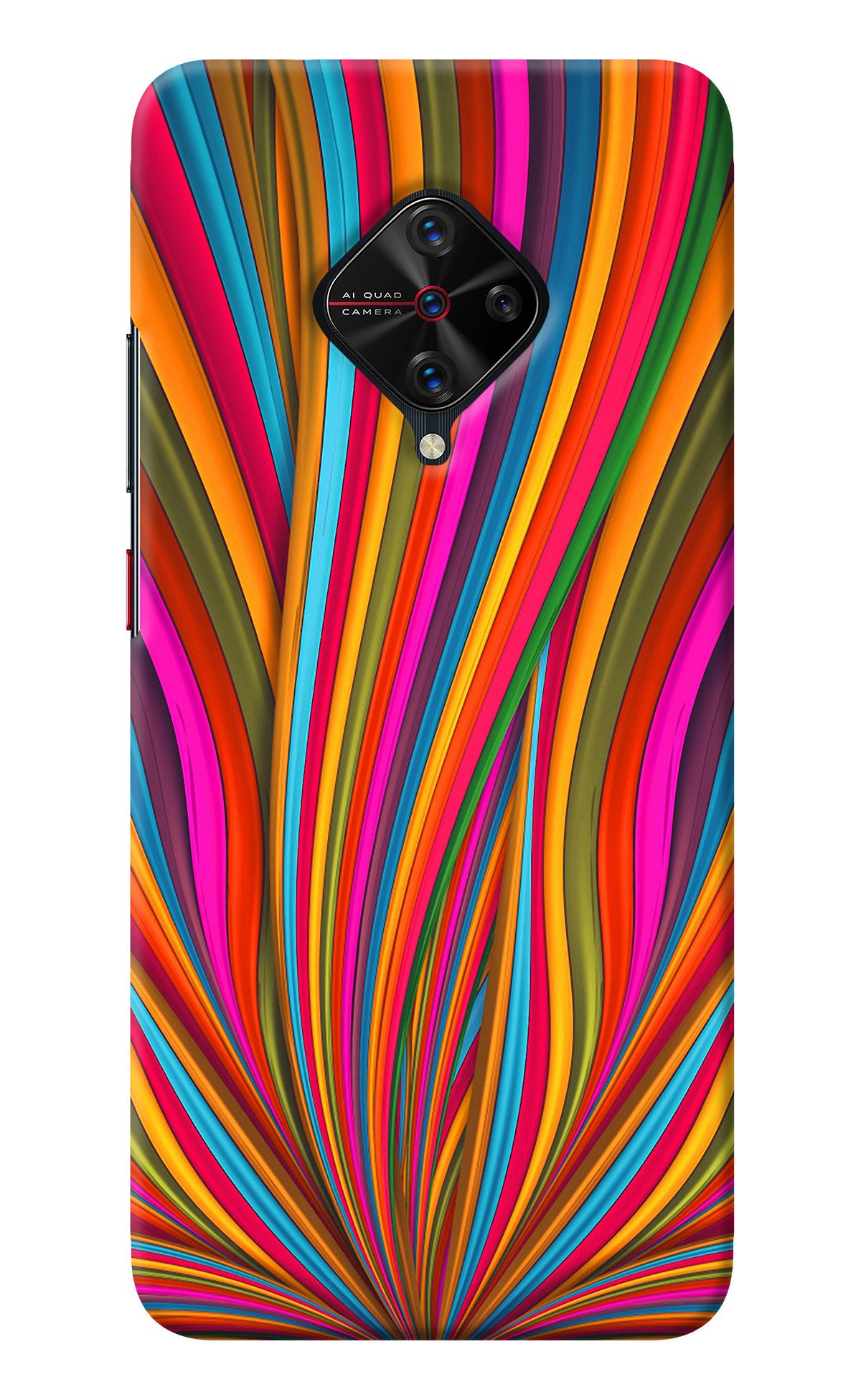 Trippy Wavy Vivo S1 Pro Back Cover