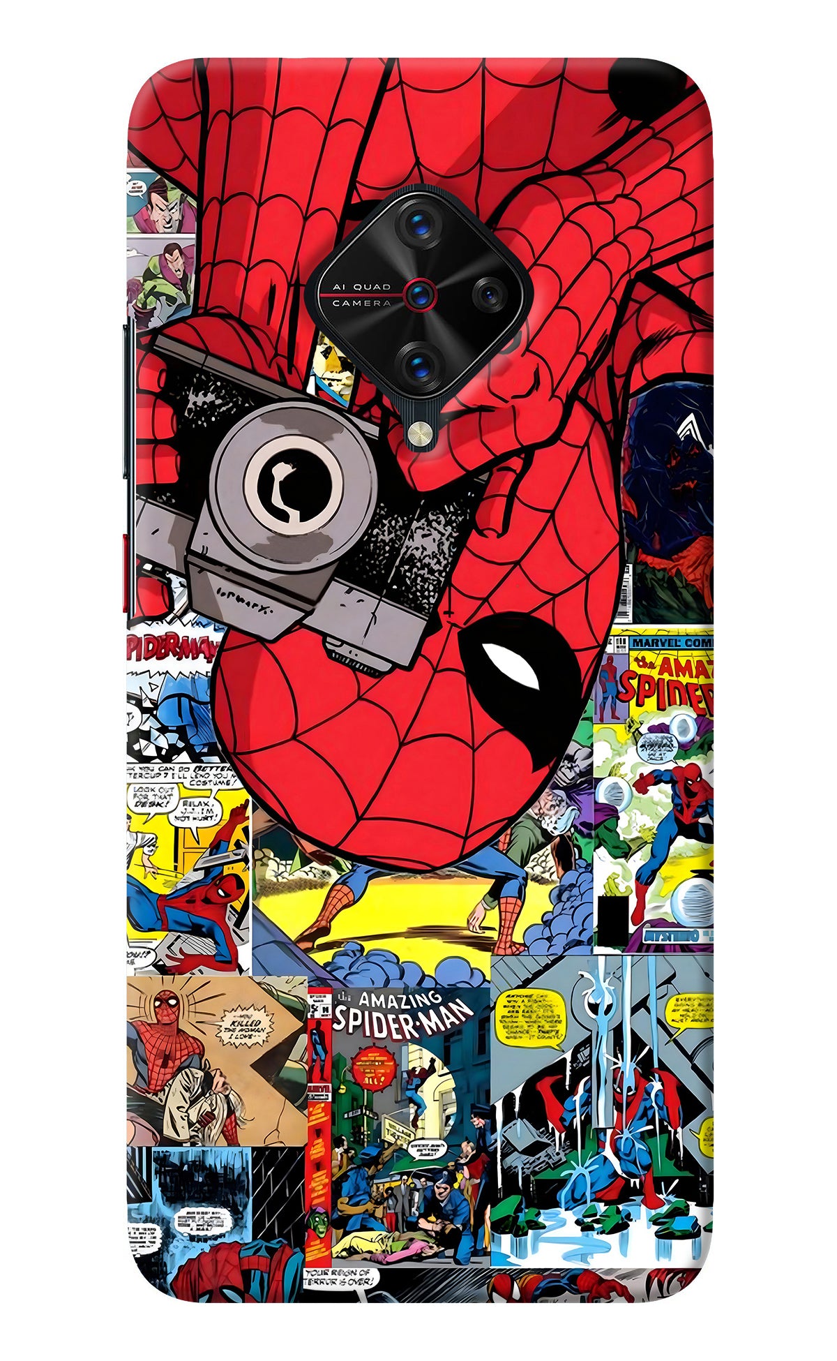 Spider Man Vivo S1 Pro Back Cover