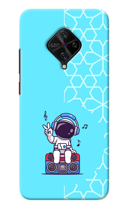 Cute Astronaut Chilling Vivo S1 Pro Back Cover