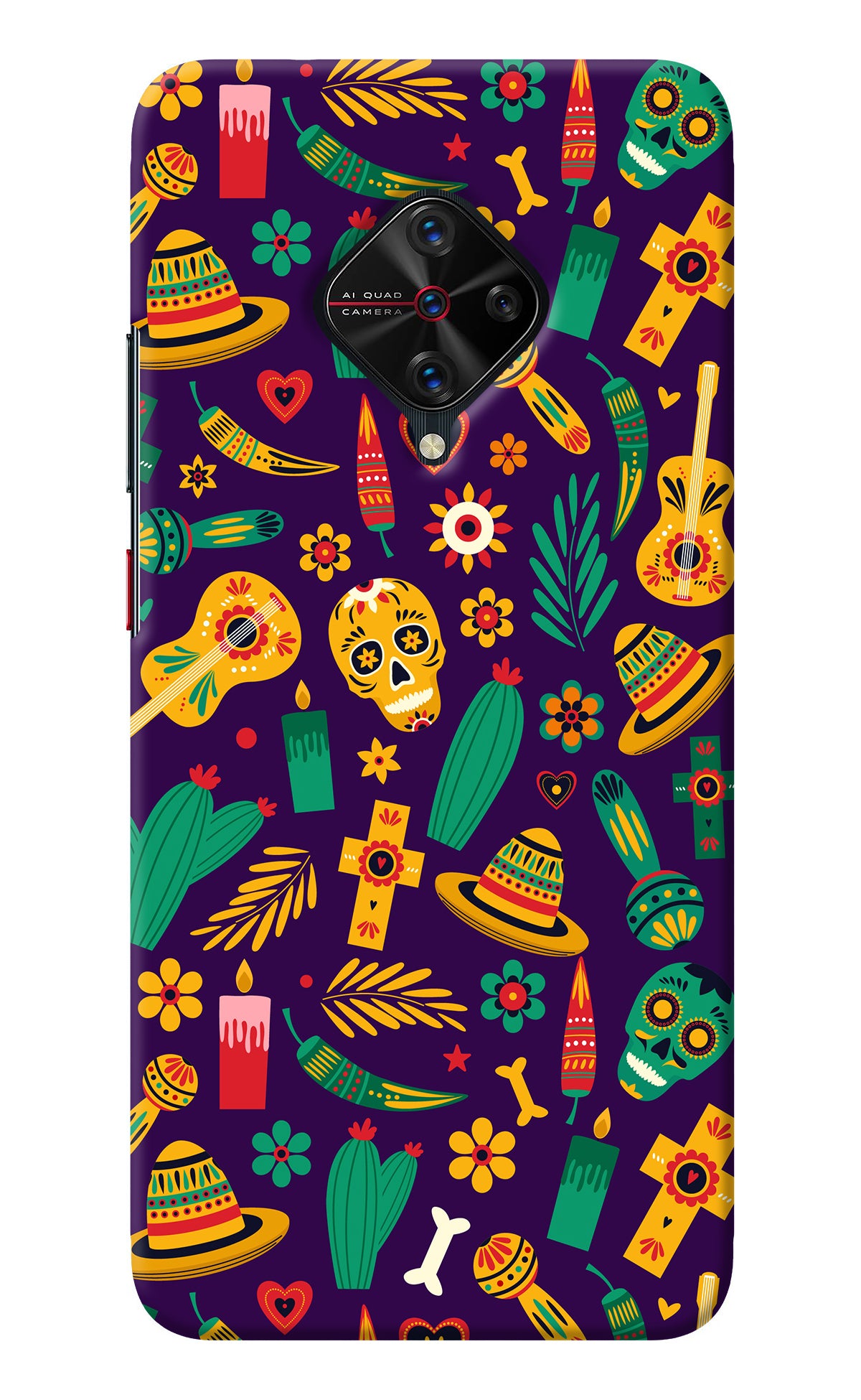 Mexican Artwork Vivo S1 Pro Back Cover