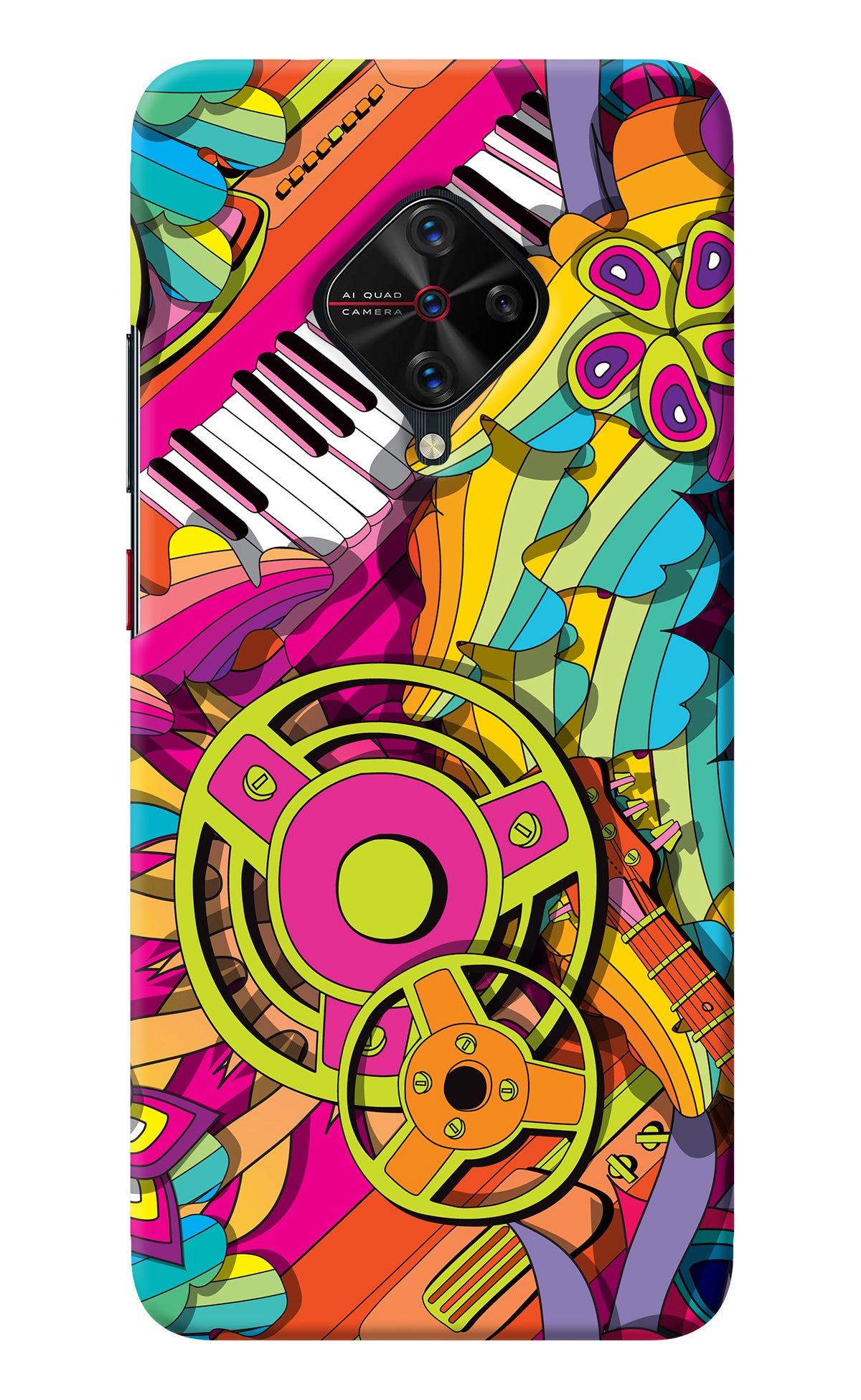 Music Doodle Vivo S1 Pro Back Cover