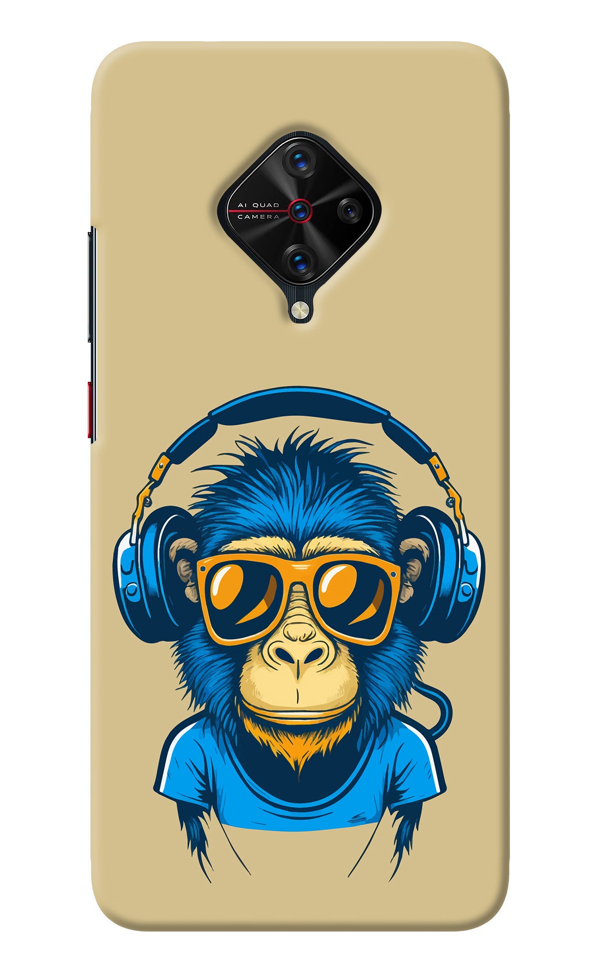 Monkey Headphone Vivo S1 Pro Back Cover