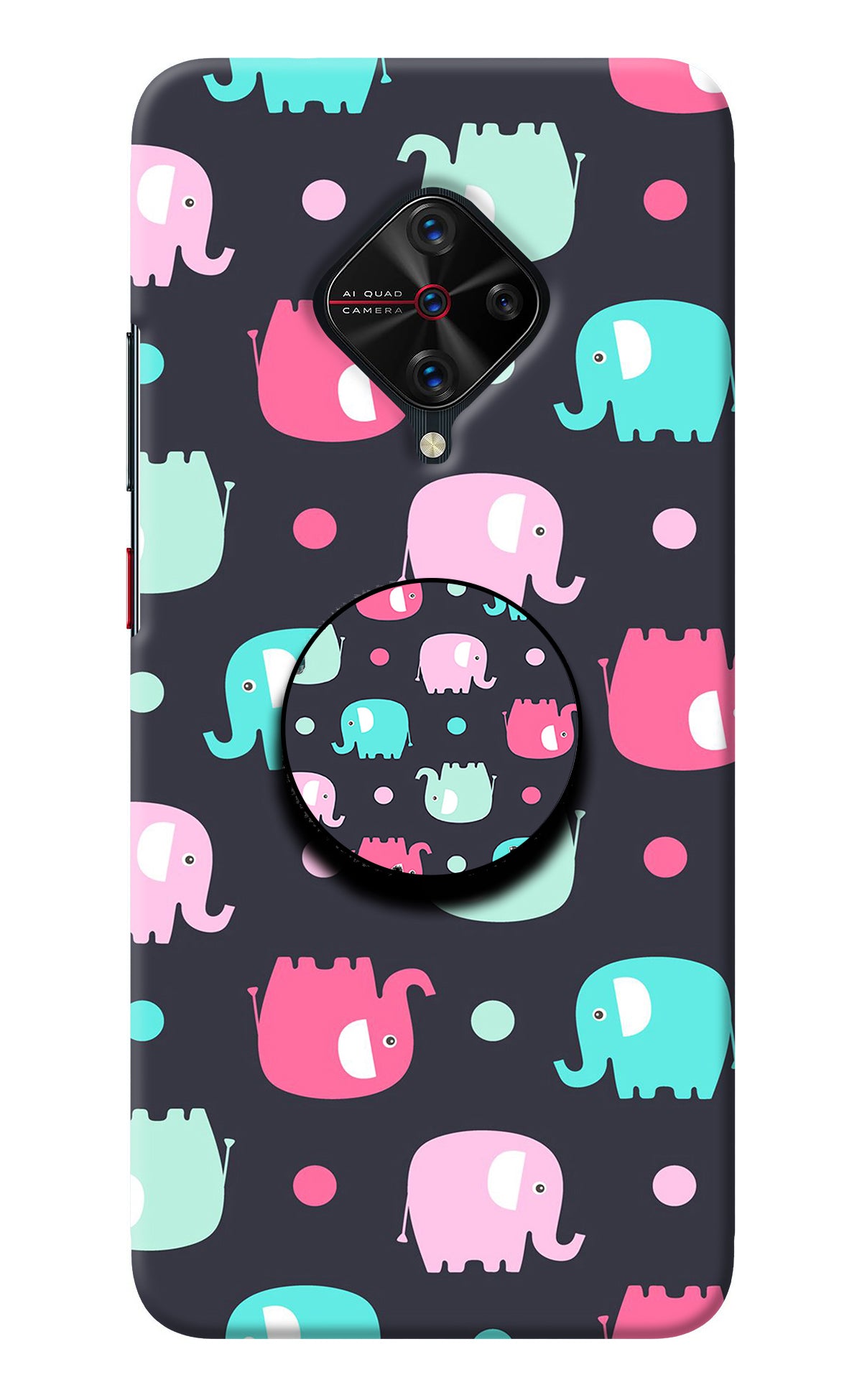 Baby Elephants Vivo S1 Pro Pop Case