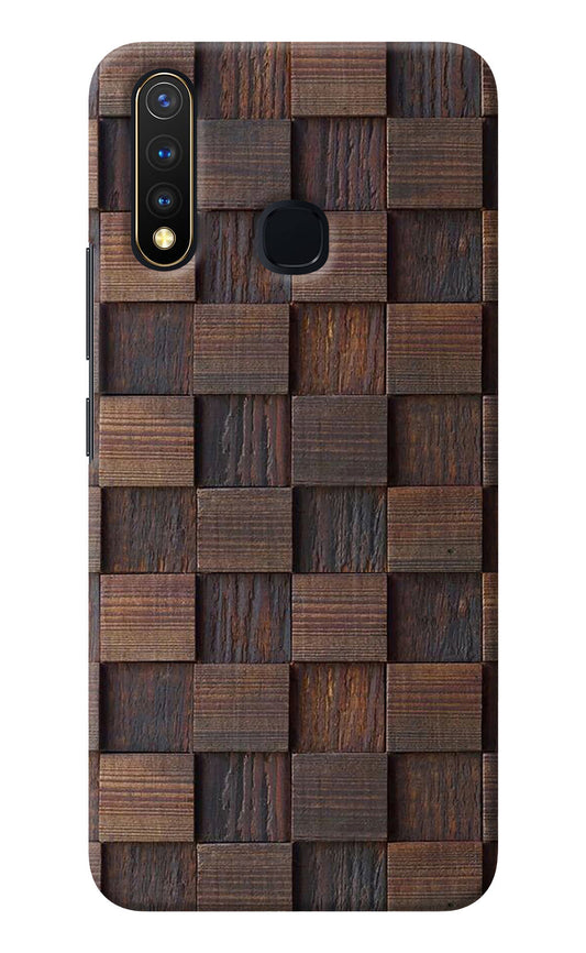 Wooden Cube Design Vivo Y19/U20 Back Cover