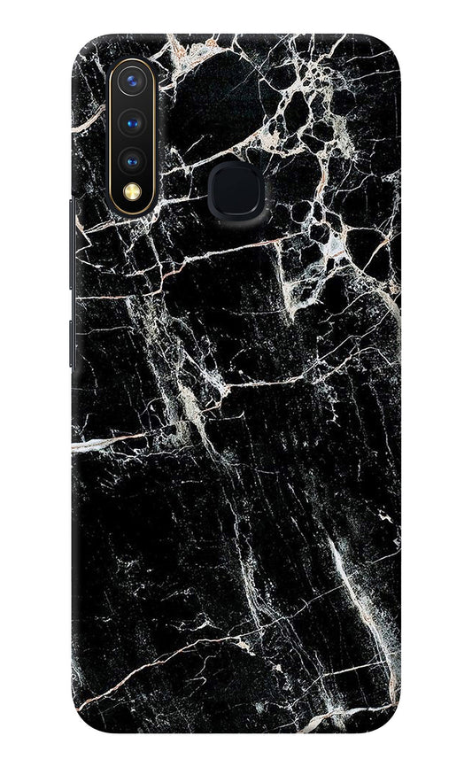 Black Marble Texture Vivo Y19/U20 Back Cover