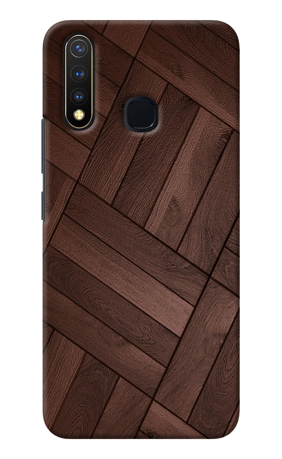 Wooden Texture Design Vivo Y19/U20 Back Cover