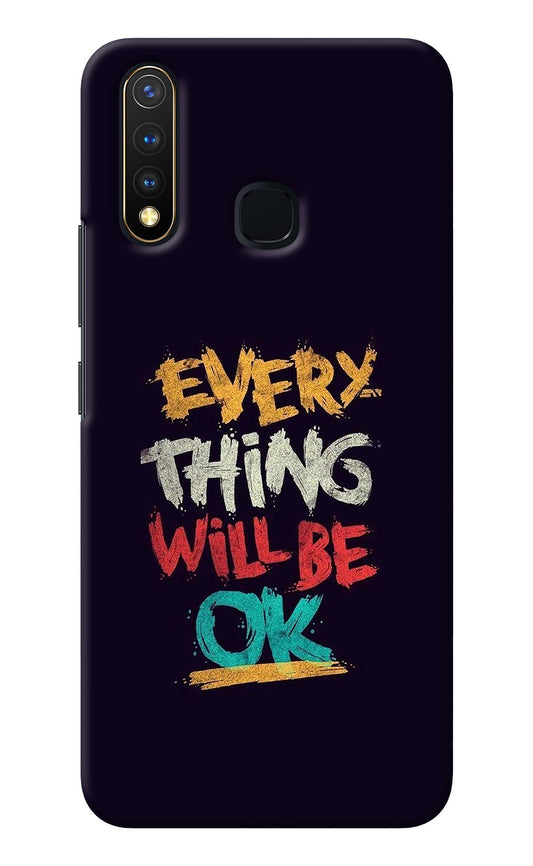 Everything Will Be Ok Vivo Y19/U20 Back Cover