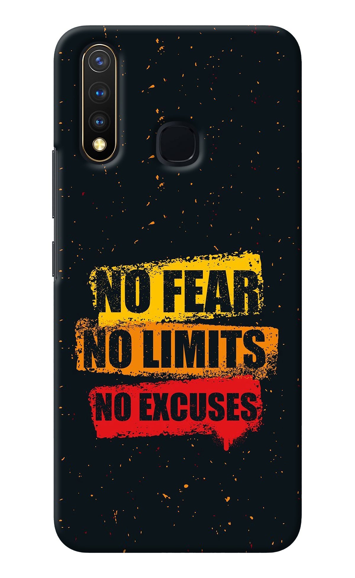 No Fear No Limits No Excuse Vivo Y19/U20 Back Cover