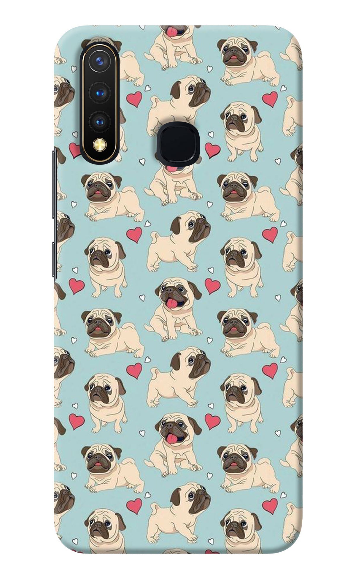 Pug Dog Vivo Y19/U20 Back Cover