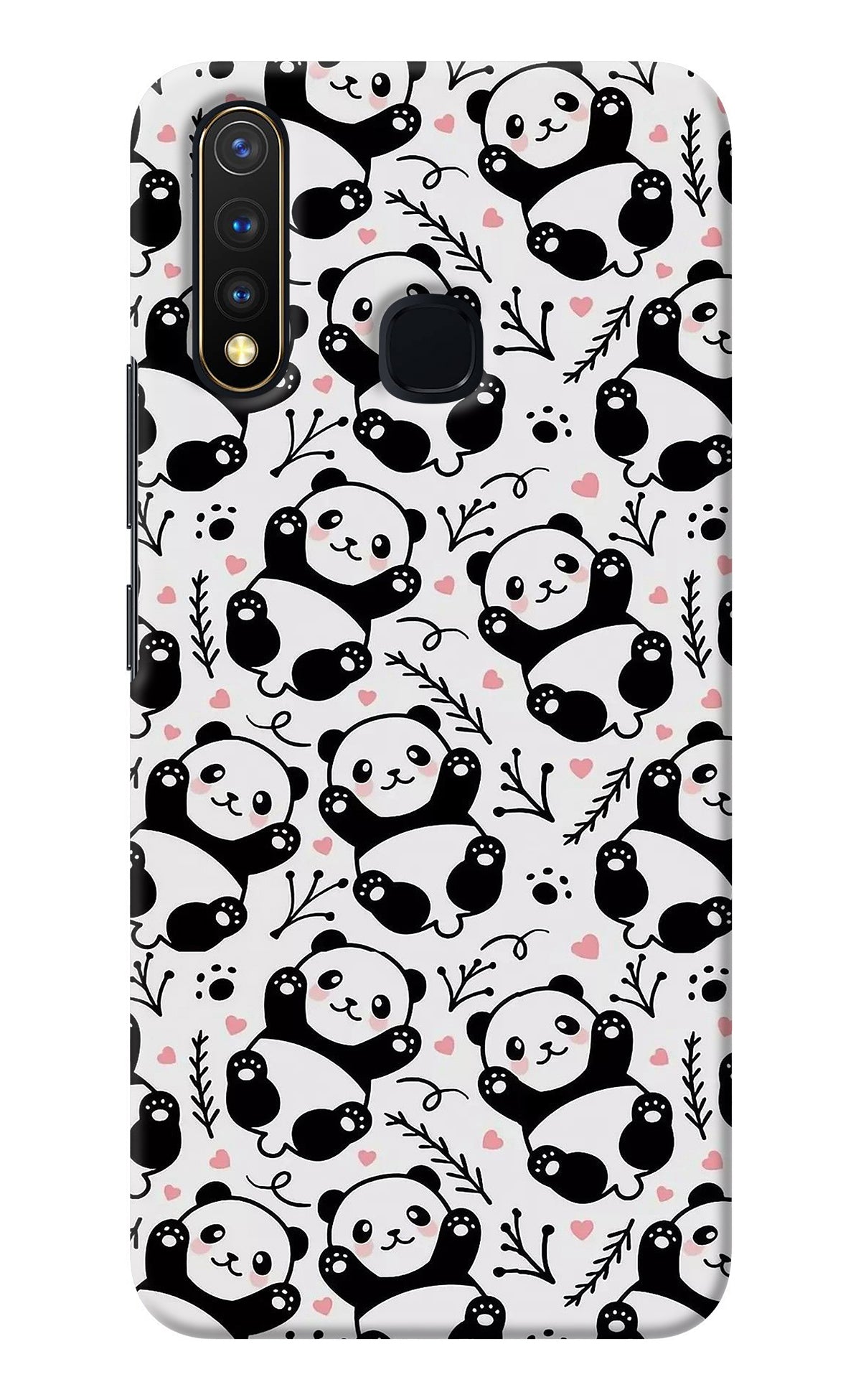 Cute Panda Vivo Y19/U20 Back Cover