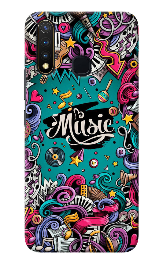 Music Graffiti Vivo Y19/U20 Back Cover