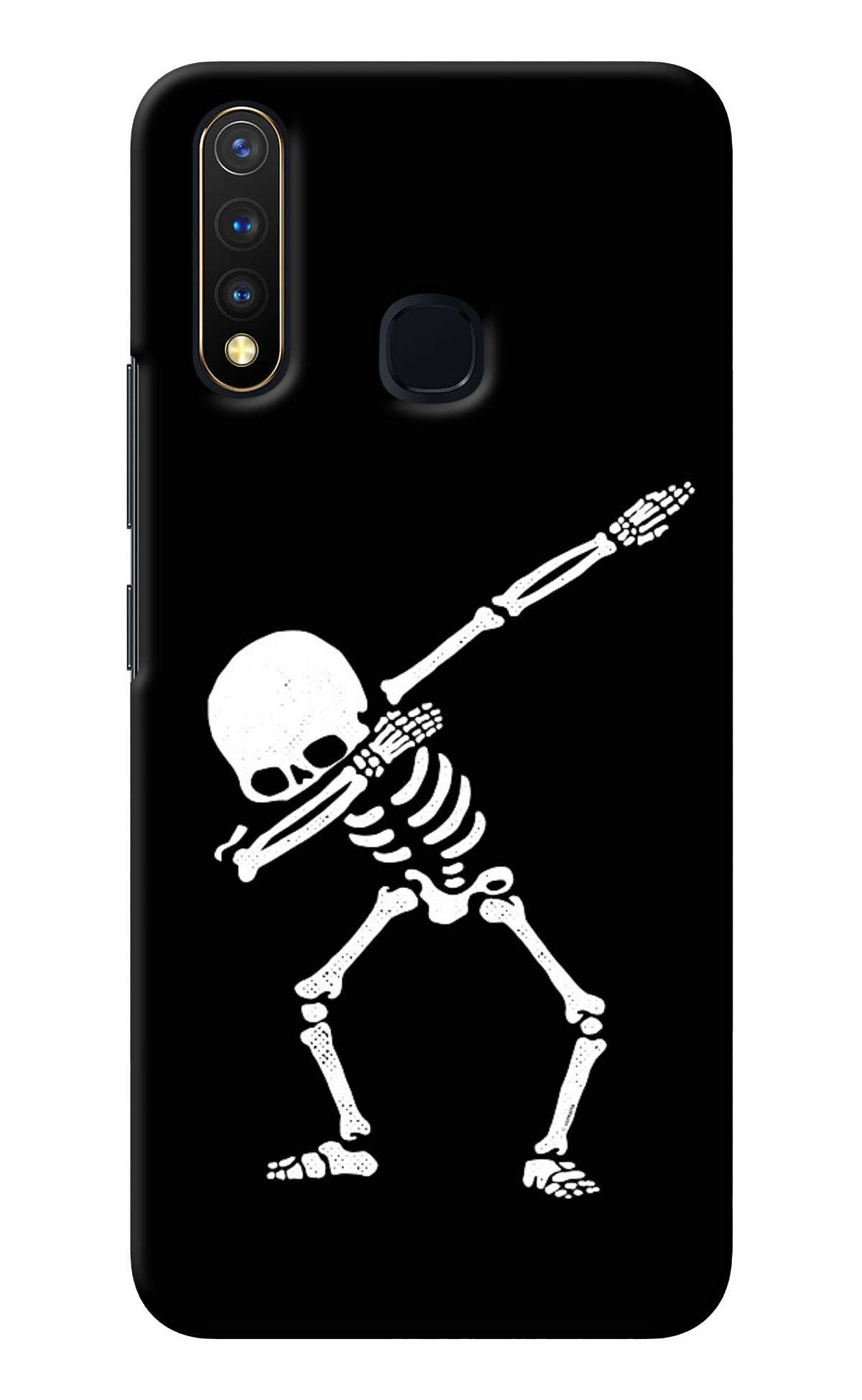 Dabbing Skeleton Art Vivo Y19/U20 Back Cover