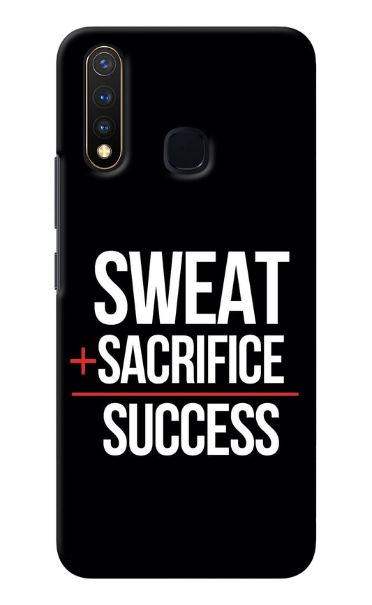 Sweat Sacrifice Success Vivo Y19/U20 Back Cover