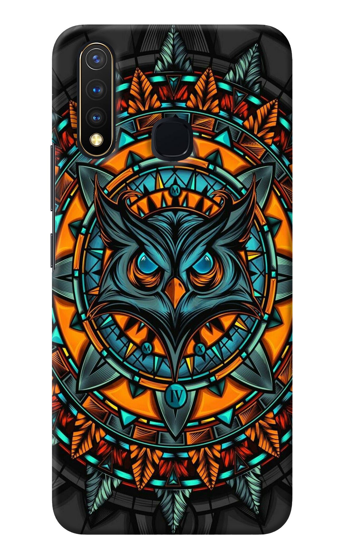 Angry Owl Art Vivo Y19/U20 Back Cover