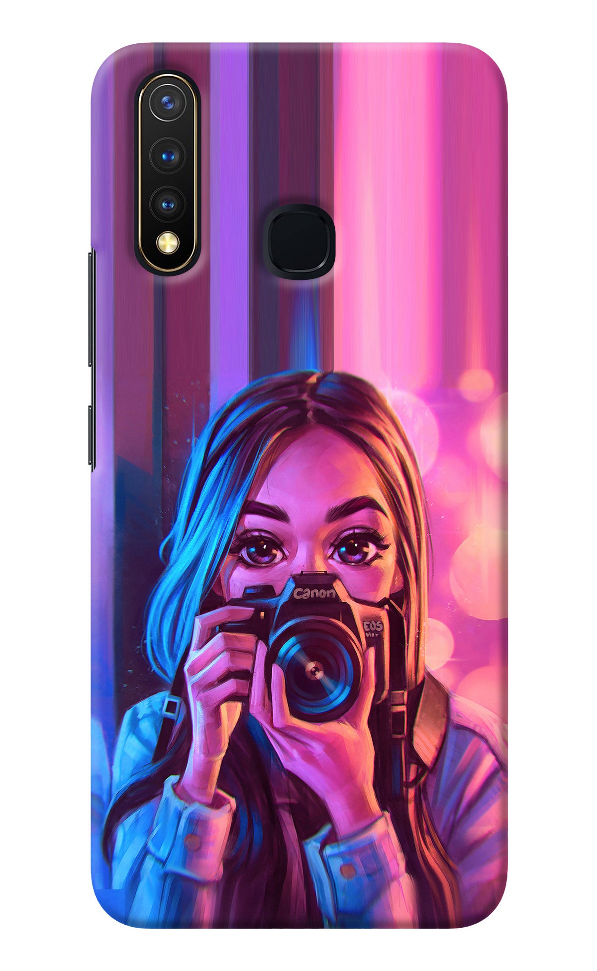 Girl Photographer Vivo Y19/U20 Back Cover