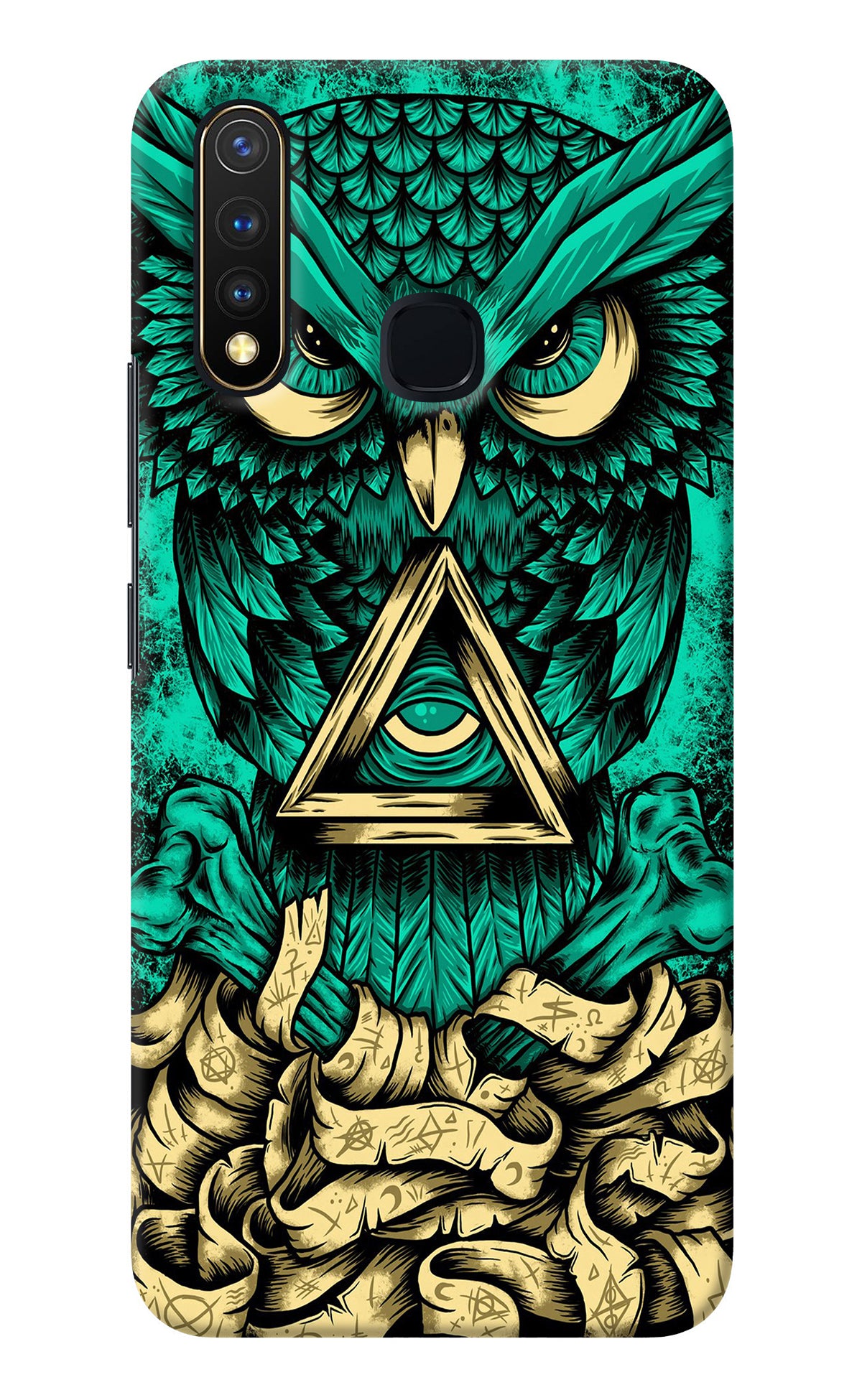 Green Owl Vivo Y19/U20 Back Cover