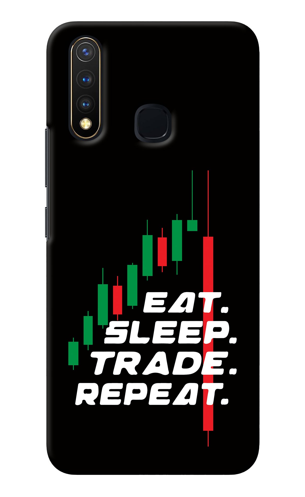 Eat Sleep Trade Repeat Vivo Y19/U20 Back Cover