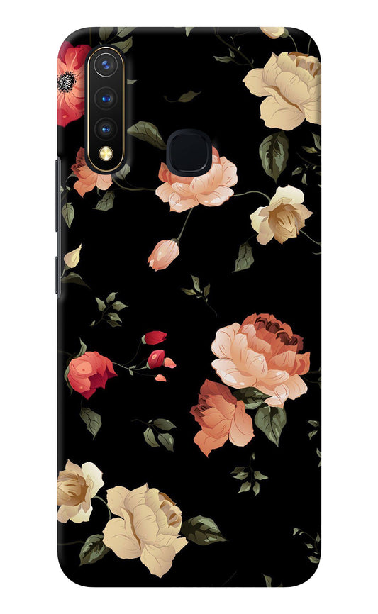 Flowers Vivo Y19/U20 Back Cover